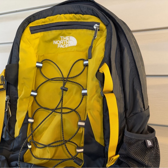 The North Face Borealis Black and Yellow Backpack - Picture 4 of 9